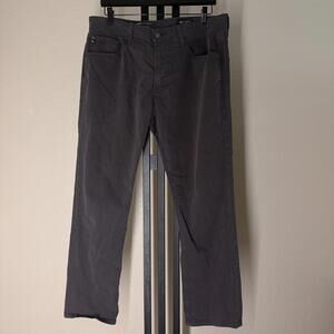 AG Adriano Goldschmied Men's Stretch Twill Pants 34x34  Gray